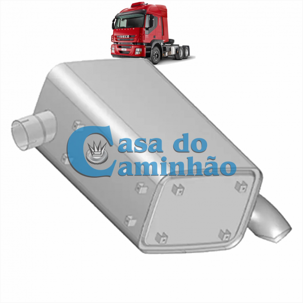 SILENCIOSO SISTEMA ORIGINAL - IVECO STRALIS 460 - 5801315544