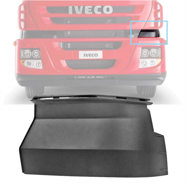 MOLDURA DO DEFLETOR ESQUERDO - IVECO STRALIS 08/11...