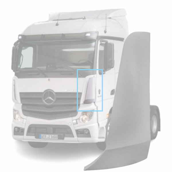 DEFLETOR EXTERNO ESQUERDO - MERCEDES NEW ACTROS - 9607511230